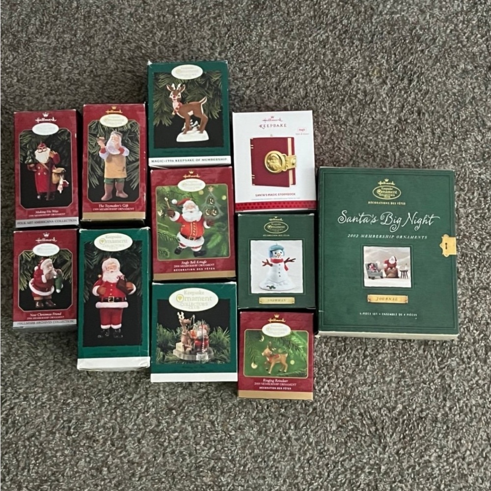 Hallmark Festive Ornament Bundle